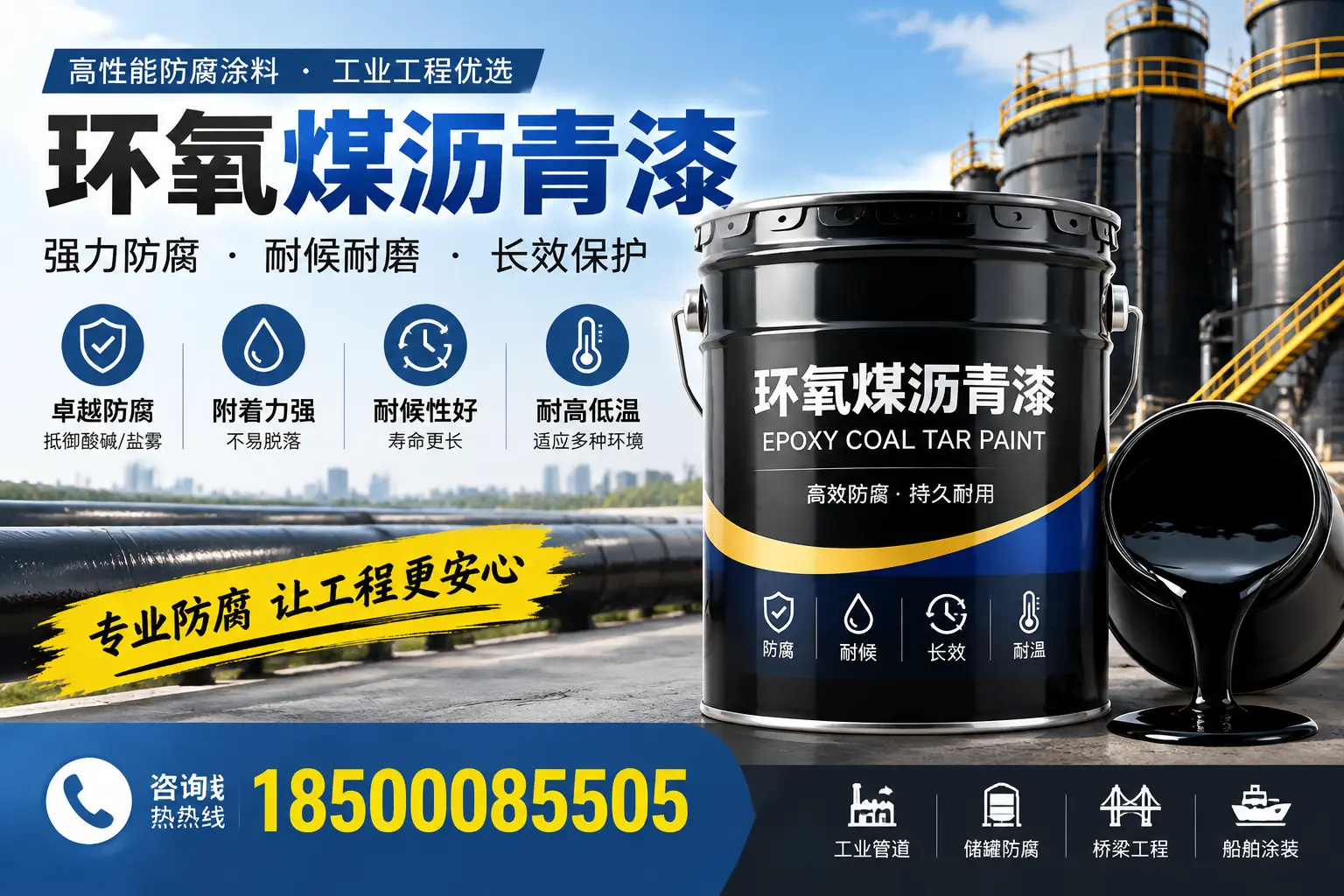 环氧煤沥青漆的施工方法与注意事项，确保在拉萨顺利完成